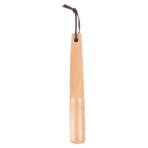 Handheld Wooden Shoe Horn Tool Smooth Durable Lightweight Design for Comfortable Shoe Use