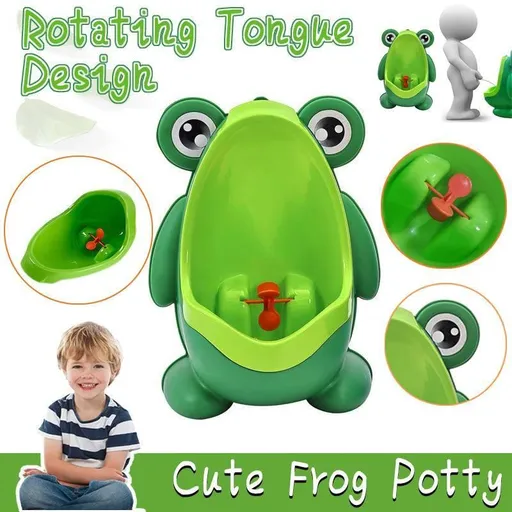 Frog Shaped Kid Baby Potty Toilet Training Urinal Boys Pee Trainer Bathroom Au