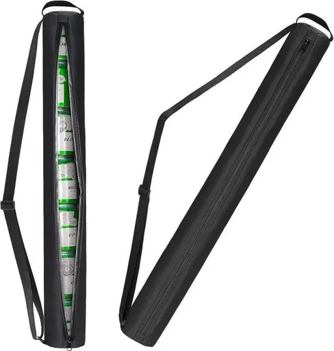 Golf Cooler Bag Insulated with Carrying Strap, Holds 7 Cans