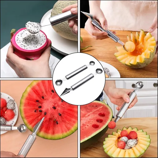 2 Pack Stainless Steel Melon Ballers