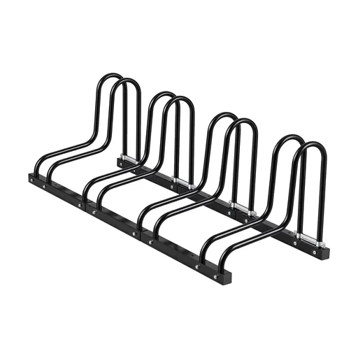 Weisshorn 4 Bike Floor Stand Rack Fits 20"-29" MTB Tires for Garage Storage