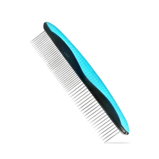 Dog comb Pet grooming comb Cat comb for removing matted fur Proper care prevents knots and mats in long and short-haired pets Non