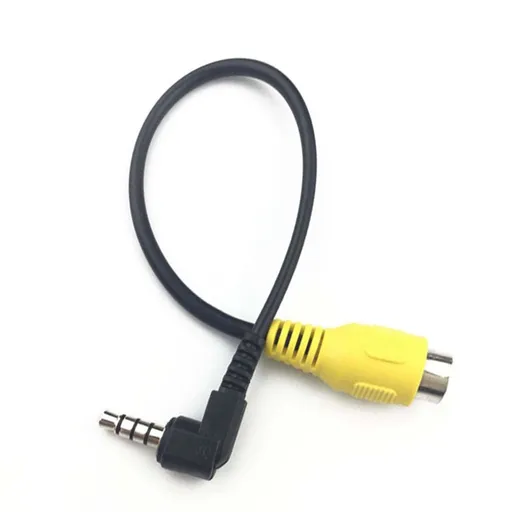 2 .5mm Conversion Line Reverse Camera Backup for Car Man Black