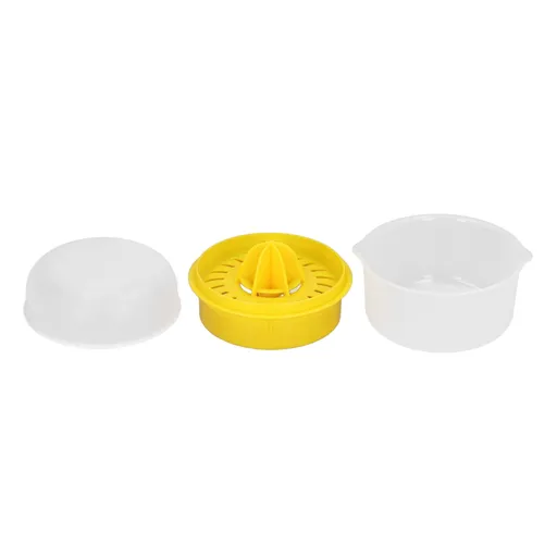 Lemon Squeezer 2 in 1 Juicer Yolk Separator PP Yellow