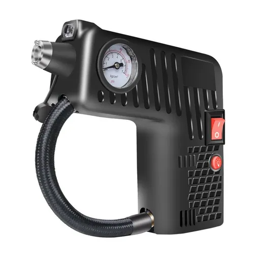 Multi functional car inflation pump for automotive supplies, with a 3-meter long cable and an electric 12V portable inflation pump