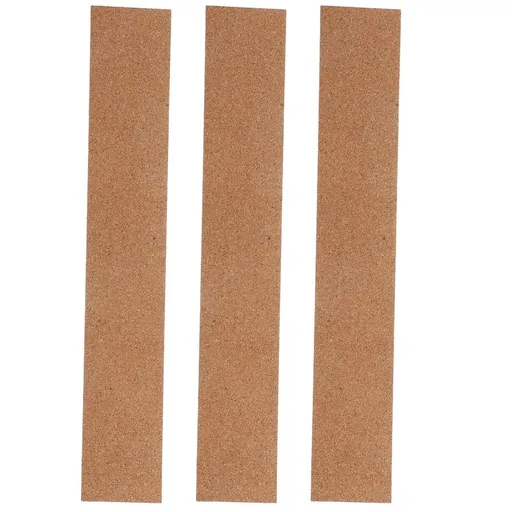 3Pcs Cork Board Strips for Walls Cork Wood Material 11.8X2X0.4In