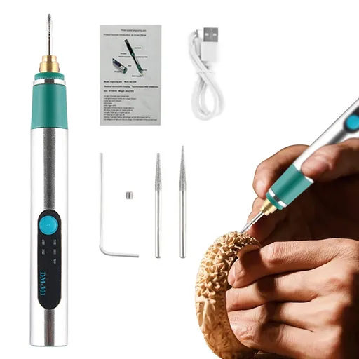A DIY Engraving Pen, DIY Pen Engraving Tool for Metal, Portable Pen Engraving Tool Cordless, Electric Engraving Pen for Metal