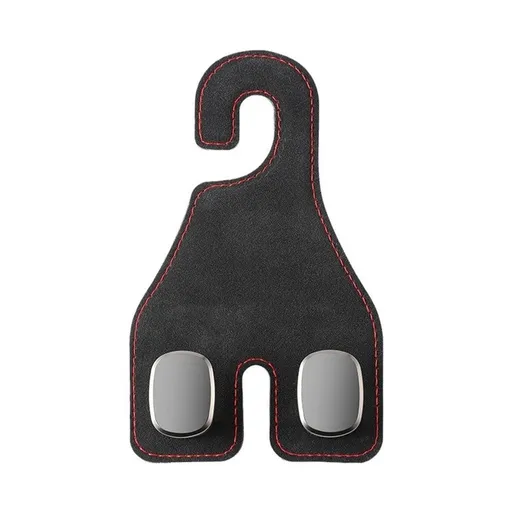 Car Seat Headrest Hooks - 2 Pack Universal Car Purse Hook, Car Bag Purse Holder with Double Hooks for Handbags, Grocery Bags, Bottles, Phones