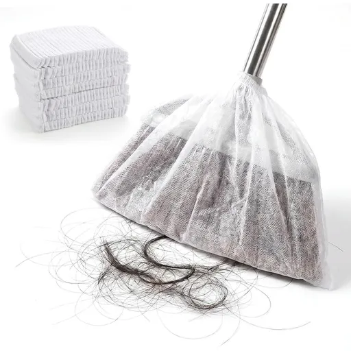 Disposable Broom Dust Covers, Upgraded Disposable Broom Covers, Non-Woven Elastic Sleeves for Pet Hair, Multi-Purpose Broom Sleeves, Effectively Traps Dust, Universal Fit for Most Brooms