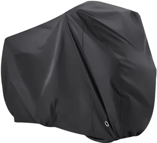 Bicycle Cover - Waterproof Bicycle Cover for 1 Bicycle - Mountain Bike Cover - Rainproof - Dustproof - Sun-Repellent - Dustproof - Waterproof - Sunshade - Cover Fabric - Black - L
