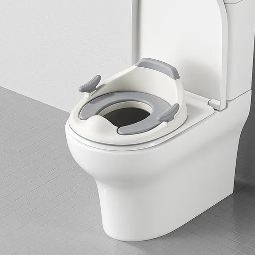 baby portable toilet seat, potty training, no installation, splash proof, hanging storage, travel potty seat, toddler toilet training seat - Gray - Size Hard seat cushion