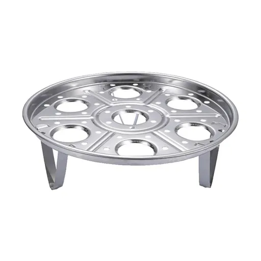 Stainless Steel Steam Rack Multi Functional Stand Heat Resistant Egg Kitchen Utensils