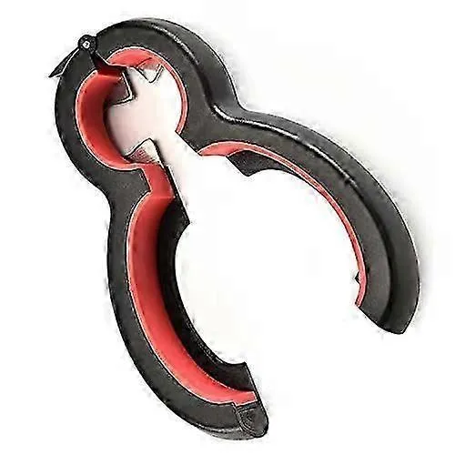 Adjustable 6-in-1 Can & Bottle Opener, Arthritis Friendly, Easy Grip, Multifunction Tool