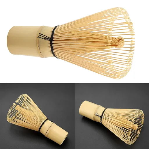 Tea Accessories Set Tea Whisk Bamboo Whisk Matcha Whisk Egg Hole Puncher Accessories Manual Wooden Matcha Whisk Holder