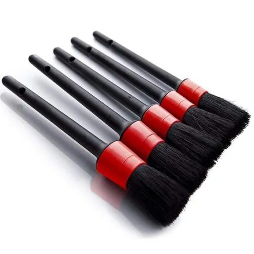 5pcs，Engine, Air Vents, Interior, Emblems,Auto Car Detailing Brush Set Automotive Cleaning Brushes For Cleaning Wheels