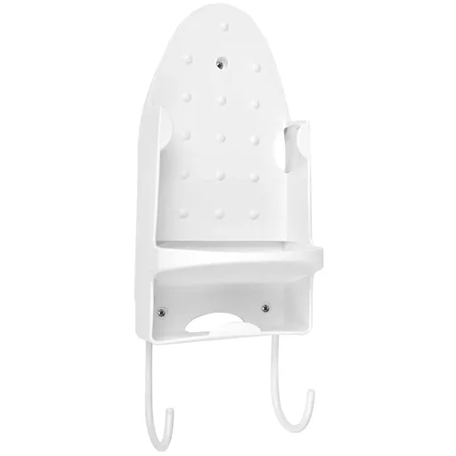 2pc Ironing Board Hanger Wall Mount Iron Hanger Ironing Board Rack Electric Iron Holder Household Bathroom Shelf