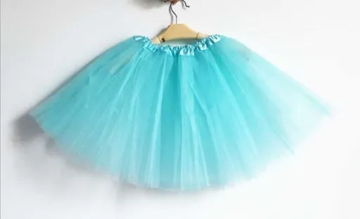 New Adults Tulle Tutu Skirt Dressup Party Costume Ballet Womens Girls Dance Wear, Aqua, Kids