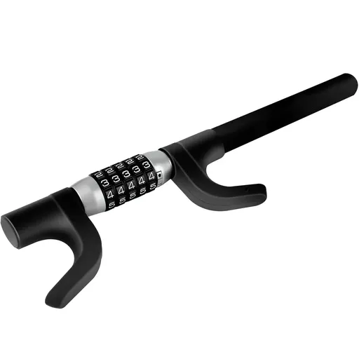 Car Steering Wheel Lock Anti Theft Security Code Lock for Vehicle Protection Use - Black