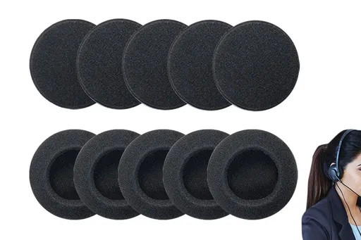 10 PCS Replacement Ear Pads Foam Cushion Covers for Headphones Ear Cushions - M