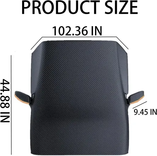 Car Windshield Cover for Ice and Snow, Automotive Windshield Snow, Ice, UV, Frost Removal Wiper & Mirror Protector (Orange Strip)
