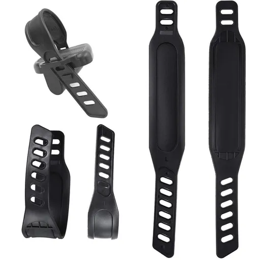 2 Pairs Bike Pedal Straps Foot Retainers for Indoor and Outdoor Cycling