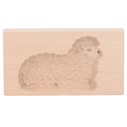 Animal Cookie Mold Lovely Vivid Wooden Biscuit Press Stamp Easy Demoulding Smoothly Cookie Mold Lamb