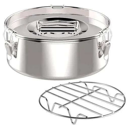Stainless Steel Non-stick Flan Mold with Lid