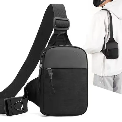 Waterproof Shoulder Bag for Cycling Sports Travel, Black, L