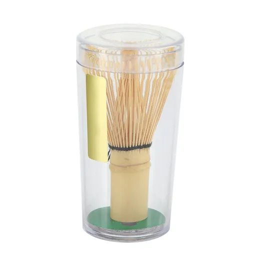 Natural Bamboo Tea Whisk Chasen Preparing Matcha Powder Brush Tool(54 Prongs)