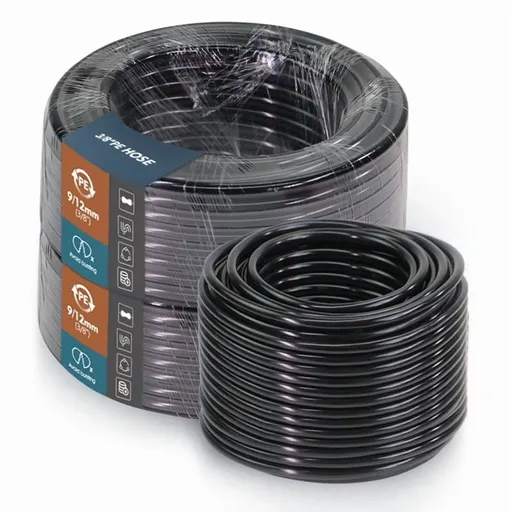 Garden Black PE Hose OD-12mm Drip Irrigation Pipe 9/12mm Watering Tube for Spout System Sprinkler Fittings