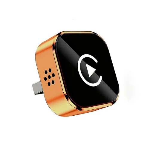 Wireless CarPlay Adapter for Toyota GR86 2022 2023 2024 2025 2026, Adapter USB Design Plug and Play Stable Connection Bluetooth Fast Connection Car Accessories - Orange - Size 2.96cm