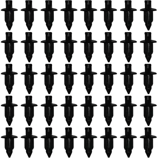Plastic rivets, Vehicle mounting clips, 50 pcs Body for Yamaha/Suzuki/Kawasaki/Forza, Plastic fairing 6 mm hole, Replacement Part