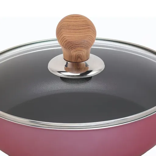 Pot Lid Handles Light Brown Bakelite Stainless Steel Easy Grip Heat-Resistant 2Pcs