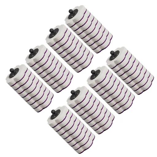 8pcs Disposable Toilet Brush Heads Toilet Wand Refils Toilet Brush Replacement Head with Base for Home Bathroom Toilet Lavender flavor