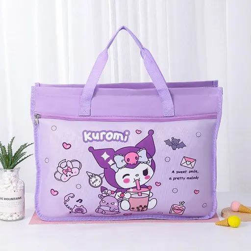 toolesia Nylon Art Bag A3 Sketch Board Storage Cube Milk tea kulomi c figure 45 long * 11 wide * high 33.5CM