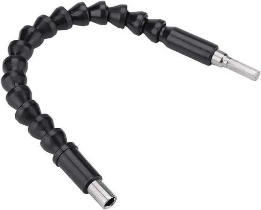 Flexible Screwdriver Drill Bit Extension, 1/4" Hex Magnetic Drill Extender for Computer Chassis and Electrical Cabinets