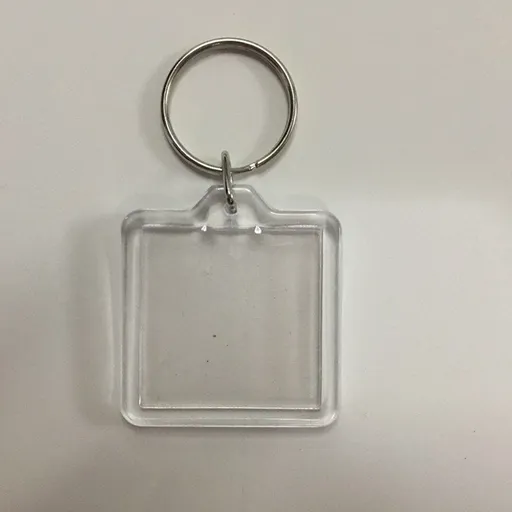 3pcs，Key Chains Key Rings with Transparent Clear Picture Photo Frames Can Open Keychains (square)Blank Photo Insert Keychains