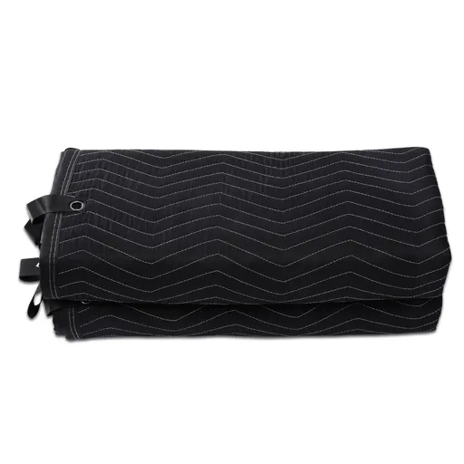 Sound Dampening Blanket, 2438 x 2032 mm Extra Large Studio Grommeted Soundproof Blanket with Grommets, Light Blocker for Door Acoustic Noise Blocking Blanket Studio Sound Absorption Sheet, Black
