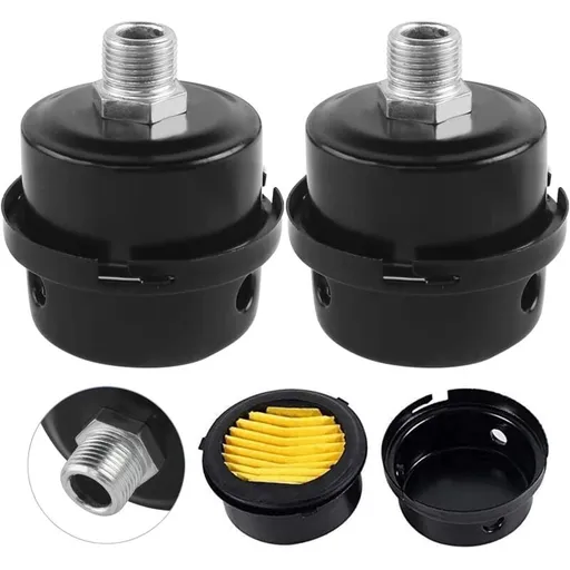 Pieces Air Filter Silencer, Air Compressor Filter Silencer, 3/8\" Air Compressor Filter 16mm