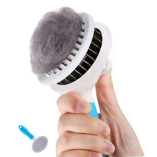 Cat Brush, Self Cleaning Brushes for Shedding and Grooming Removes Loose Undercoat,Mats Hair Grooming Brush for Cat
