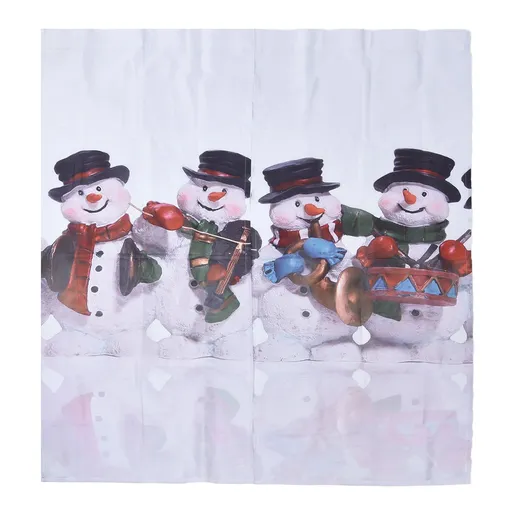Digital Printing Blackout Curtain Snowman Pattern Blind Shade Window Drapes for Bedroom Living Room170x200cm Christmas Style 2