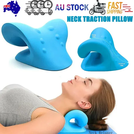 Neck Traction Pillow Original Cloud Shape Neck Stretcher Cervical Relieve fatigue AU