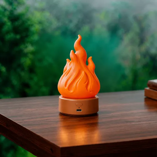 Bring the cozy, flickering charm of a realistic flame to any space with this portable LED flame night light, perfect for creating a warm ambiance during bedtime, parties, camping, or romantic evenings without any real fire hazards. (Orange, 3PCS)