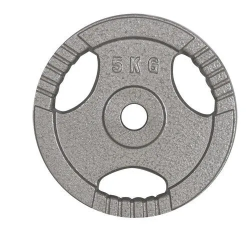 5kg Standard Size Cast Iron Weight Plate with Grip