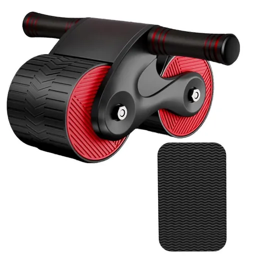 Automatic Rebound Ab Wheel Fitness Abdominal Roller for Men Women Ergonomic Design Anti-Slip Comfortable Handle