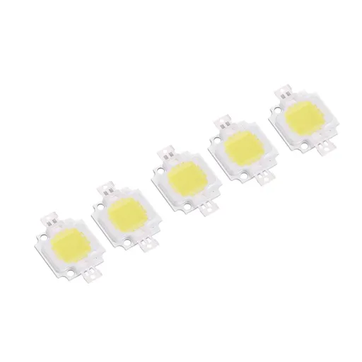 100PCS 10W LED Pure White High Power 1100LM LED Lamp SMD Chip Light Bulb DC 9-12V