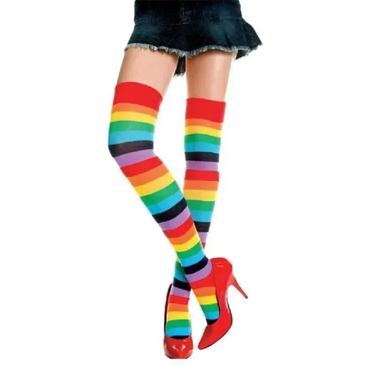 Hod Health & Home Rainbow Knee Socks - Rainbow