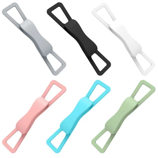 Blue Flat Plate Fixing Wrist Strap D Light Green Elastic Tablet Strap for Fingers Comfortable Adjustable for Reading and Watching Videos 6 Color Options 18.5 cm D