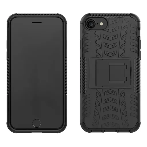 Shockproof Case with Stand for iPhone 7/8/SE 2020/2022 Black