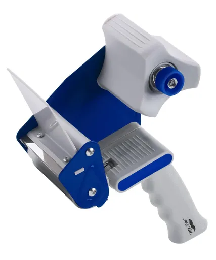 Heavy Duty Packaging Tape Dispenser, 2 Inch Tape Gun with Clear Tape, Packaging Tape Dispenser(blue)
